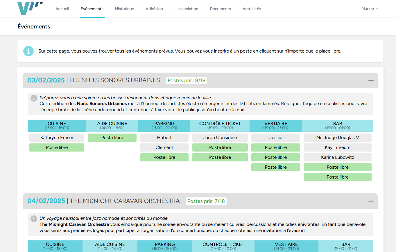 Tasks admin dashboard screenshot